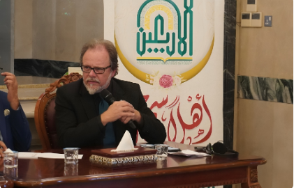 لقاء مع شخصيات عربية وأجنبية مشاركة في مؤتمر الأربعين الثامن