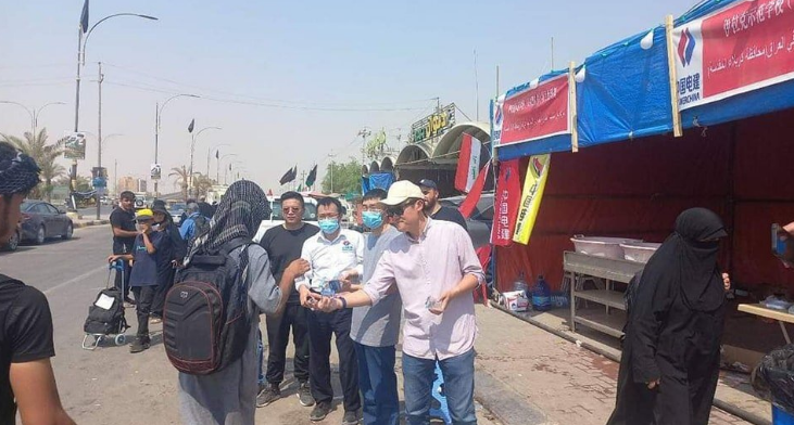 مشاركة 250 موكباً عربياً وأجنبياً بتقديم خدماته لزائري الأربعين الحسيني في العراق