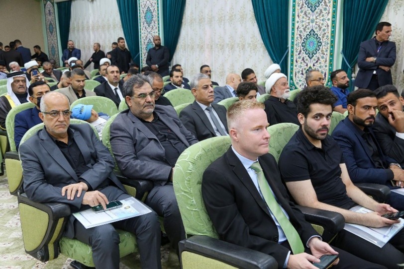 تحت شعار (زيارة الاربعين مسيرة عطاء نحو تحقيق اهداف التنمية المستدامة