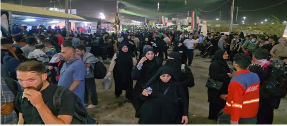 منفذ زرباطية الحدودي يسجل دخول اكثر من ٢٠٠ الف وافد ايراني لأداء زيارة الاربعين