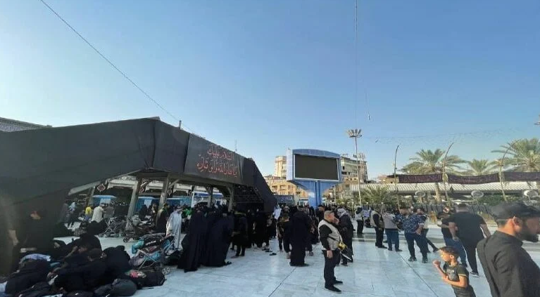 الأربعين استعداداً لزيارة الأربعين.. إنشاء مجسر لتسهيل حركة الزوار والمواكب بين الحرمين