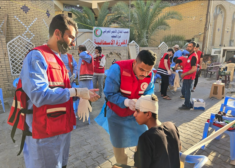 Activities of the Red Crescent association during the blessed Arbain Pilgrimage