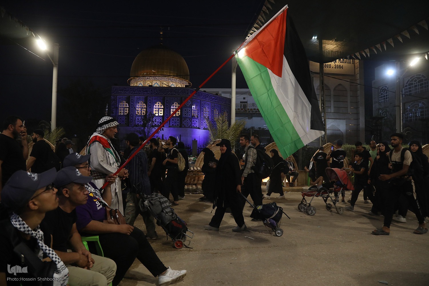 In Pictures: Palestinian Cause Remembered in Arbaeen 2024