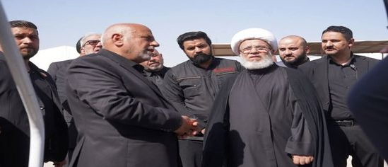 The Legal Custodian of the Holy Shrine of Imam al-Husayn and the Governor of Karbala inspect the pilgrim accommodation camps for the Arbaeen pilgrimage